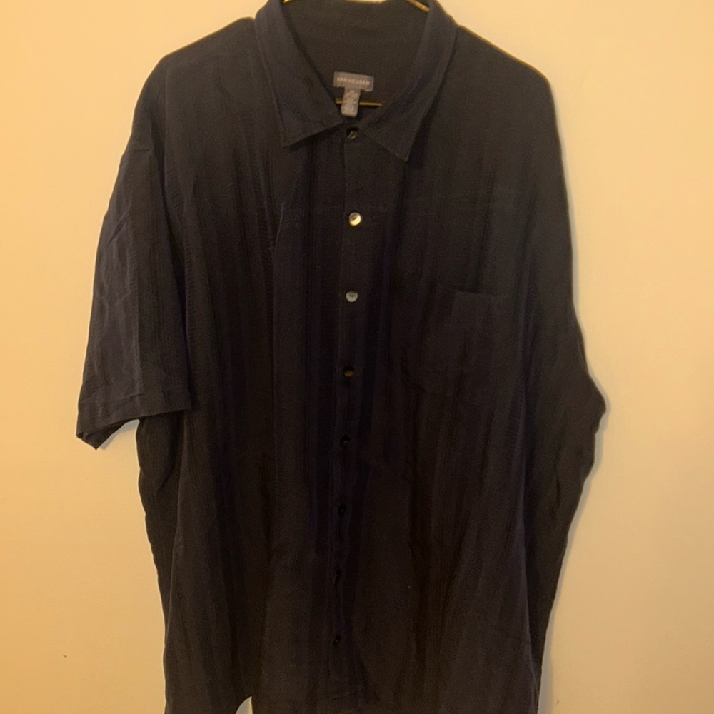 Blue Button Down - image 1